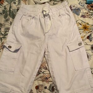 White cargo pant joggers. Good condition.